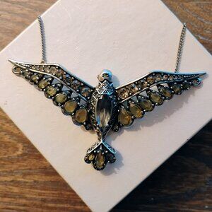 Fossil Phoenix Bird Necklace
